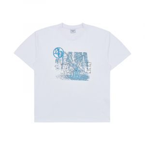 ADLV DIGITAL NOISE ARTWORK SHORT SLEEVE T-SHIRT WHITE