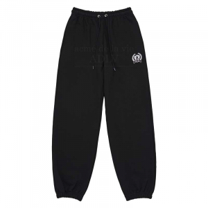 A LOGO SYMBOL PRINTING TRAINING PANTS BLACK