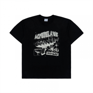 CREATURE WEAPON VINTAGE ARTWORK SHORT SLEEVE T-SHIRT BLACK