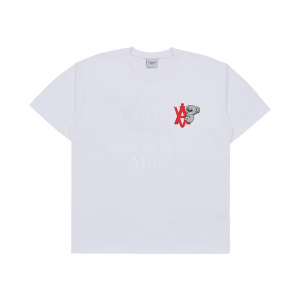 A LOGO AUSTRALIA EXCLUSIVE SHORT SLEEVE T-SHIRT WHITE/RED