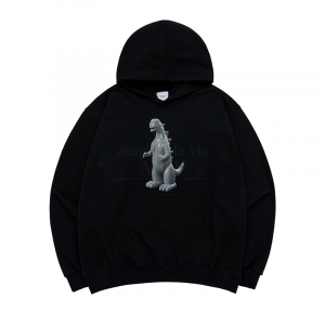 DIN2LS CREATURE HOODIE BLACK