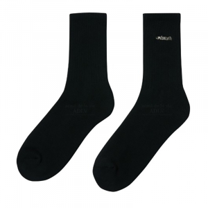 HARD FONT LOGO SOCKS BLACK