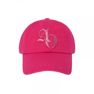 SYMBOL EMBOSSING NEEDLEWORK BALL CAP PINK