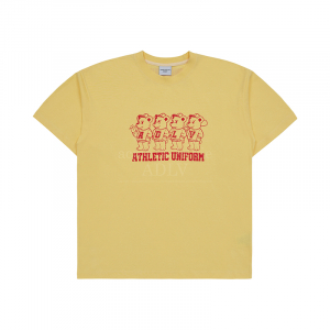 VINTAGE BEAR SHORT SLEEVE T-SHIRT YELLOW