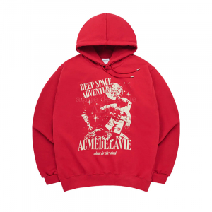 ASTRONAUT ADVENTURE HOODIE RED