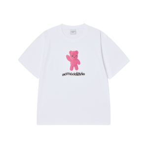 ALIEN BEAR SHORT SLEEVE T-SHIRT WHITE