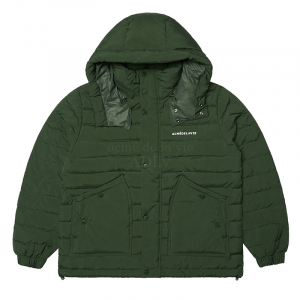 LIGHT HOOD DUCK DOWN JACKET GREEN