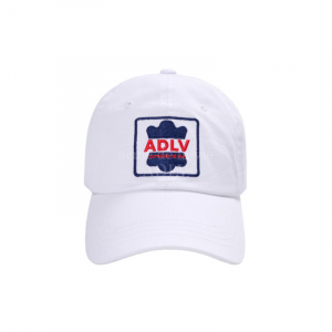 ADLV ROUND EMBLEM BALL CAP WHITE